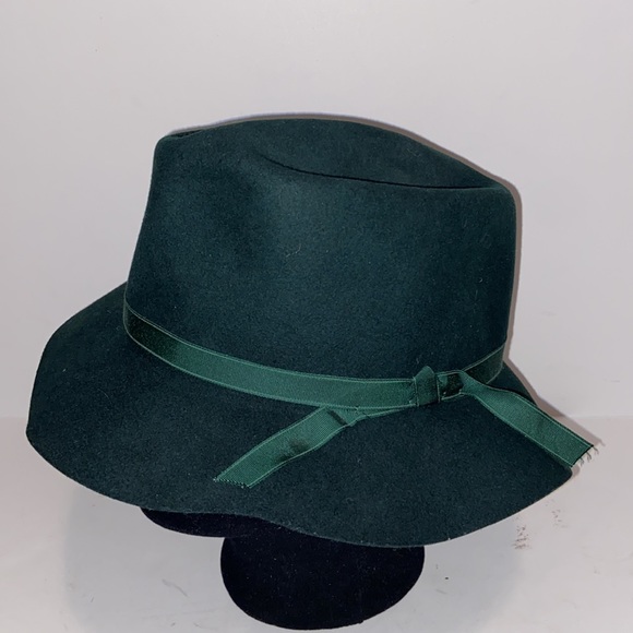 Vintage Bak-Pakker Green Wool felt outdoor hat Mens Large Flawed - Picture 2 of 13